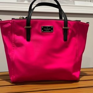 Large tote, bright colors